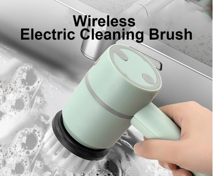 Multifunctional Electric Cleaning Household Brush Automatic Handheld Charging 1200mAh- White_1