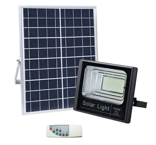 100W SMD LED SOLAR Light with Remote Control_0